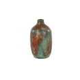 thumbnail image 1 of DecMode 12" Handmade Distressed Multi Colored Ceramic Vase, 1 of 8
