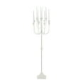 thumbnail image 1 of DecMode 12 Holder White Metal Taper Candelabra, 1 of 9