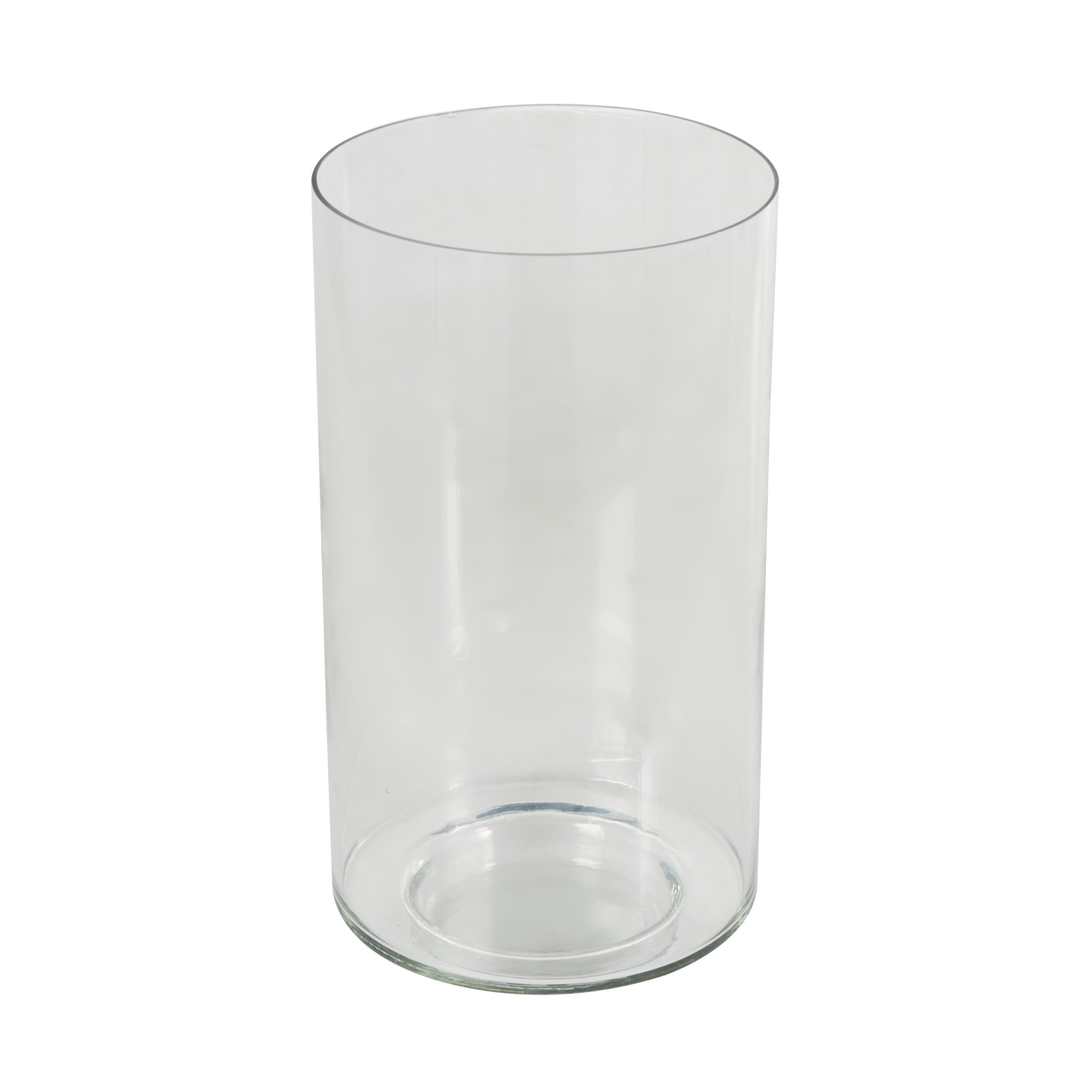 DecMode 12" Wide Glass Vase
