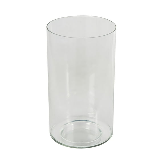 DecMode 12" Wide Glass Vase