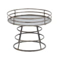 thumbnail image 1 of DecMode 12" x 10" Gray Metal Cake Stand, 1-Piece, 1 of 10