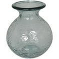 thumbnail image 1 of DecMode 13" Handmade Textured Recycled Glass Vase, 1 of 11