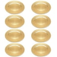 thumbnail image 1 of DecMode 13" Round Gold Melamine Charger, Set of 8, 1 of 7