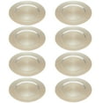 thumbnail image 1 of DecMode 13" Round Silver Melamine Charger, Set of 8, 1 of 6