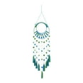 thumbnail image 1 of DecMode 13"W, 47"H Metal Bohemian Wall Decor, Blue, 1-Piece, 1 of 9