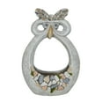 thumbnail image 1 of DecMode 14" x 20" Indoor Outdoor Gray Fiberglass Owl Planter with Stone Mosaic Design, 1 of 8