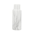 thumbnail image 1 of DecMode 15" Faux Marble White Ceramic Vase, 1 of 6