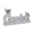 thumbnail image 1 of DecMode 15" Indoor Outdoor Bird Garden Sculpture with Garden Sign, 1 of 12