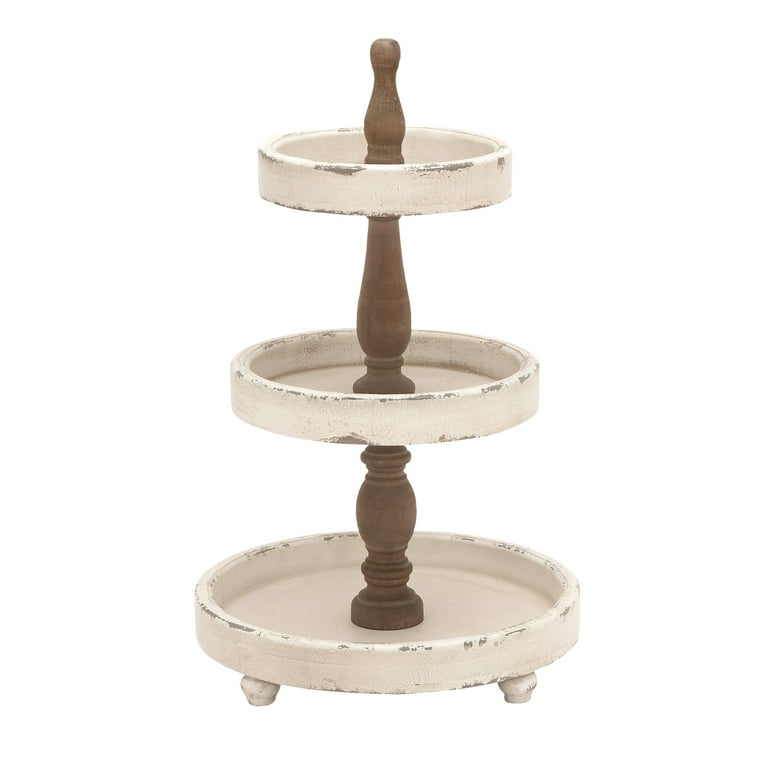 Wooden 3 tier server Wooden 3 tier server
