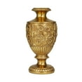 thumbnail image 1 of DecMode 16" Floral Carved Gold Polystone Vase, 1 of 10