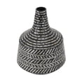 thumbnail image 1 of DecMode 16" Tribal Handmade Black Mother of Pearl Shell Vase, 1 of 8