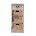 thumbnail image 1 of DecMode 16" x 36" Gray Wood Traditional Storage Unit, 1 of 11