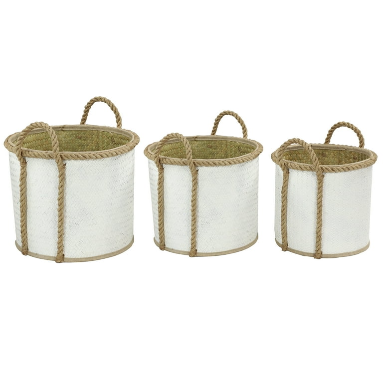 DUOER Storage Basket Wicker Baskets for Organizing with Handle