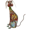 thumbnail image 1 of DecMode 19" Indoor Outdoor Dog Garden Sculpture with Floral Pattern, 1 of 8