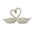 thumbnail image 1 of DecMode 17" Indoor Outdoor Swan Garden Sculpture, 1 of 8