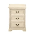 thumbnail image 1 of DecMode 17" x 25" Cream Wood 3 Drawer Cabinet, 1-Piece, 1 of 12