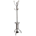 thumbnail image 1 of DecMode 17" x 72" Black Metal Coat Rack, 1-Piece, 1 of 6