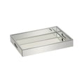 thumbnail image 1 of DecMode 18" x 14" Silver Wooden Mirrored Tray, 1-Piece, 1 of 8