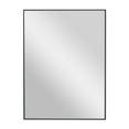 thumbnail image 1 of DecMode 18" x 24" Black Wall Mirror with Thin Frame, 1 of 7