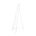 thumbnail image 1 of DecMode 19" x 64" White Metal Tall Adjustable Floor 3 Tier Easel, 1-Piece, 1 of 13