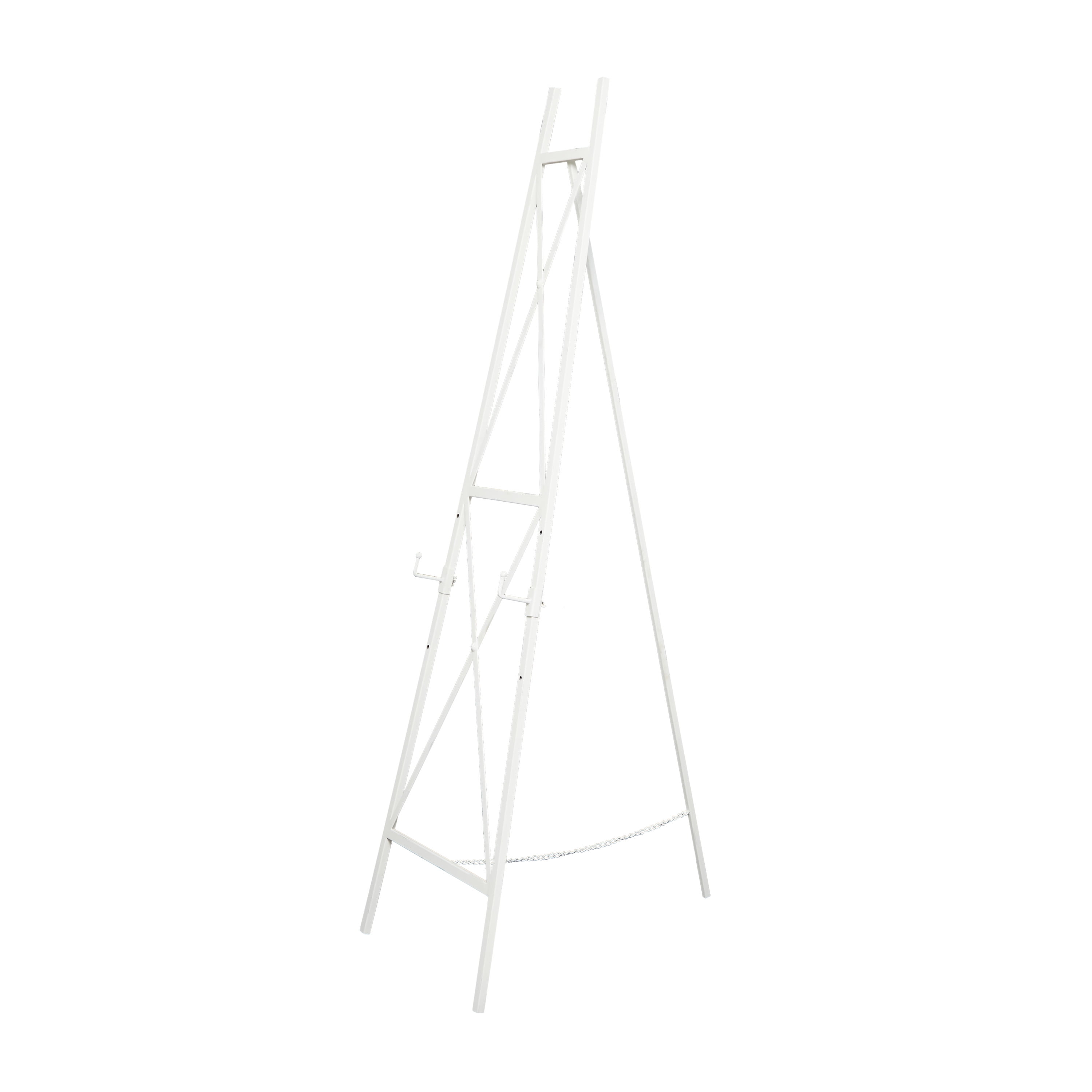 DecMode 20 x 53 Gold Metal Tall Adjustable Display Stand 3 Tier Easel  with Bow Top, 1-Piece