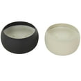 thumbnail image 1 of DecMode 2 Holder Multi Colored Metal Apple Cinnamon/ Eucalyptus Spa Scented Textured 11oz 2 Wick Candle with White Wax, (Set of 2), 1 of 9