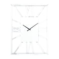 thumbnail image 1 of DecMode 2" x 32" Silver Glass Wall Clock, 1 of 8