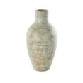 thumbnail image 1 of DecMode 20" Antique Style Textured Patina Brown Ceramic Vase, 1 of 9