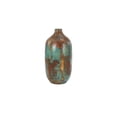 thumbnail image 1 of DecMode 20" Handmade Distressed Blue Ceramic Vase, 1 of 8