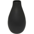 thumbnail image 1 of DecMode 20" Matte Black Ceramic Vase, 1 of 11
