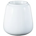 thumbnail image 1 of DecMode 20" Short Floor White Resin Vase, 1 of 14