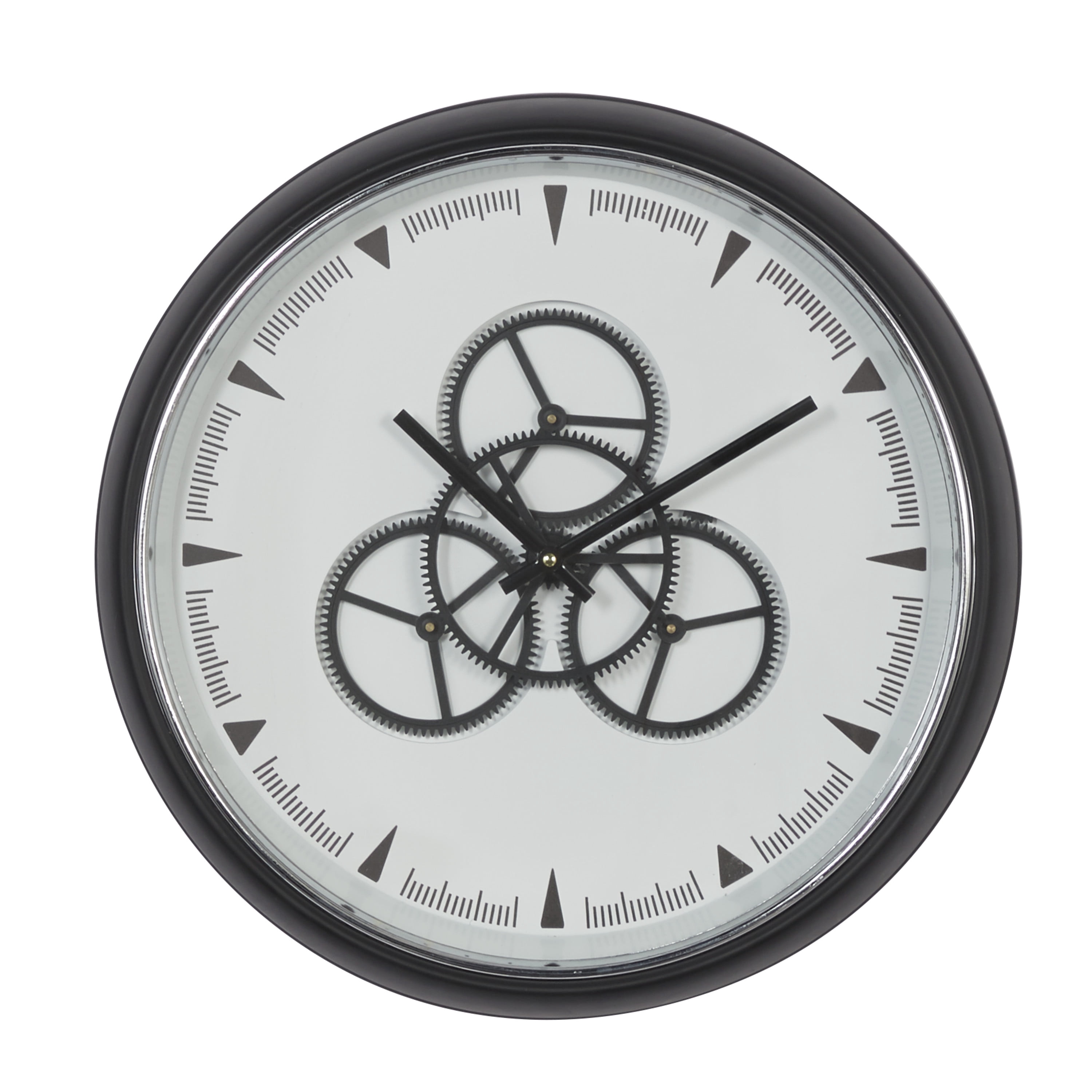 DecMode 20 Black Analog Wall Clock - Design - Walmart.com