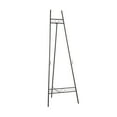 thumbnail image 1 of DecMode Black Metal Geometric Tall Adjustable 3 Tier Display Easel with Chain Support, 20" x 18" x 56", 1 of 10