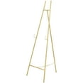 thumbnail image 1 of DecMode 20" x 56" Gold Metal Tall Adjustable Floor 3 Tier Easel, 1-Piece, 1 of 15