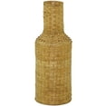 thumbnail image 1 of DecMode 22" Tall Woven Floor Brown Bamboo Vase, 1 of 7