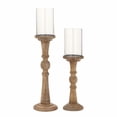 thumbnail image 1 of DecMode 23", 29"H Natural Hurricane, Light Brown, 2 - Pieces, 1 of 3