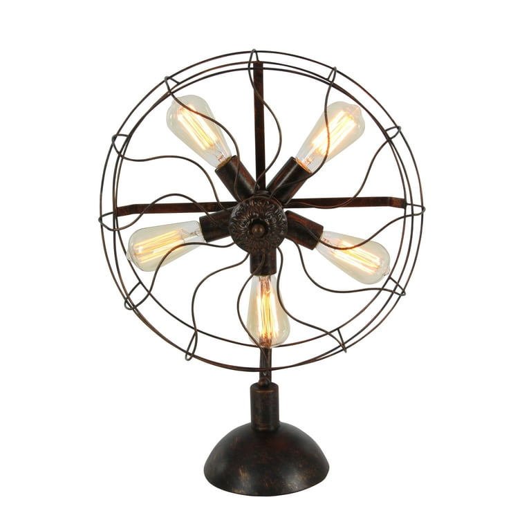 Vintage fan table lamp 2025