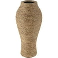 thumbnail image 1 of DecMode 24" Handmade Tall Wrapped Brown Seagrass Vase, 1 of 9