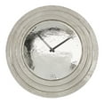 thumbnail image 1 of DecMode 24" Silver Aluminum Wall Clock, 1 of 13