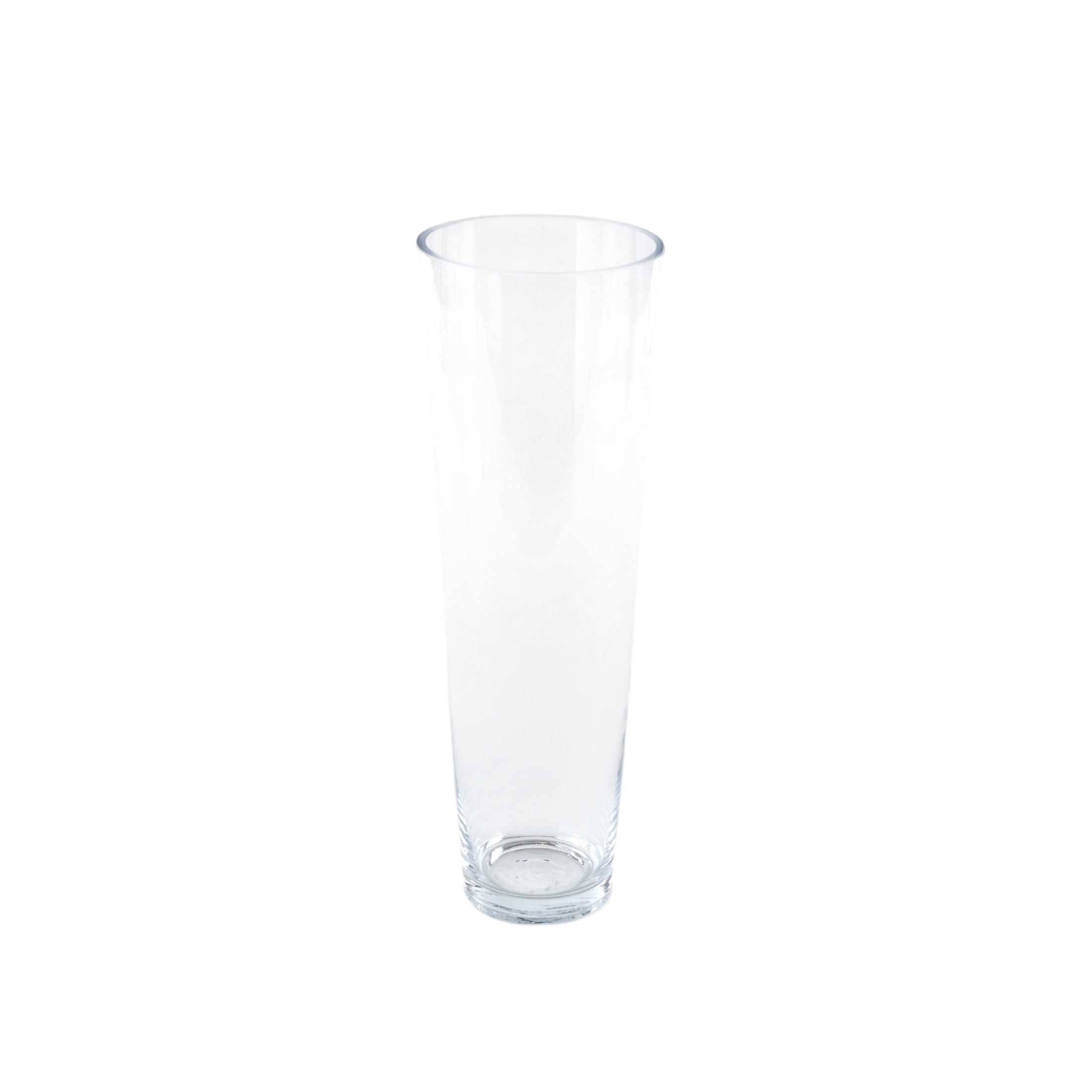 DecMode 24" Tall Glass Vase