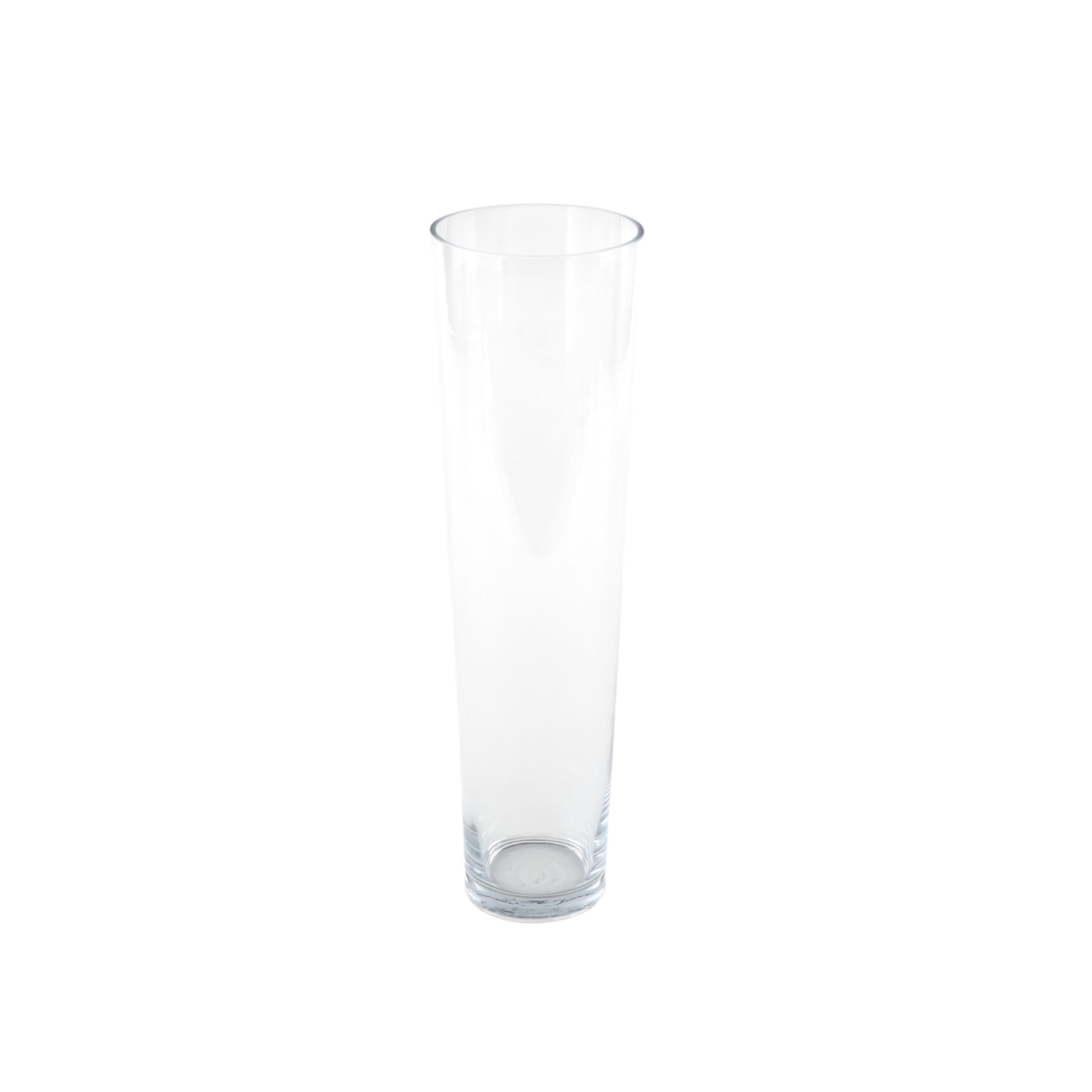 DecMode 24" Tall Glass Vase