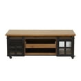 thumbnail image 1 of DecMode 24"W, 17"H Wood Industrial Coffee Table, Brown, 1-Piece, 1 of 18