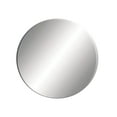 thumbnail image 1 of DecMode 24" x 24" Black Simplistic Wall Mirror with Thin Minimalistic Frame, 1 of 11