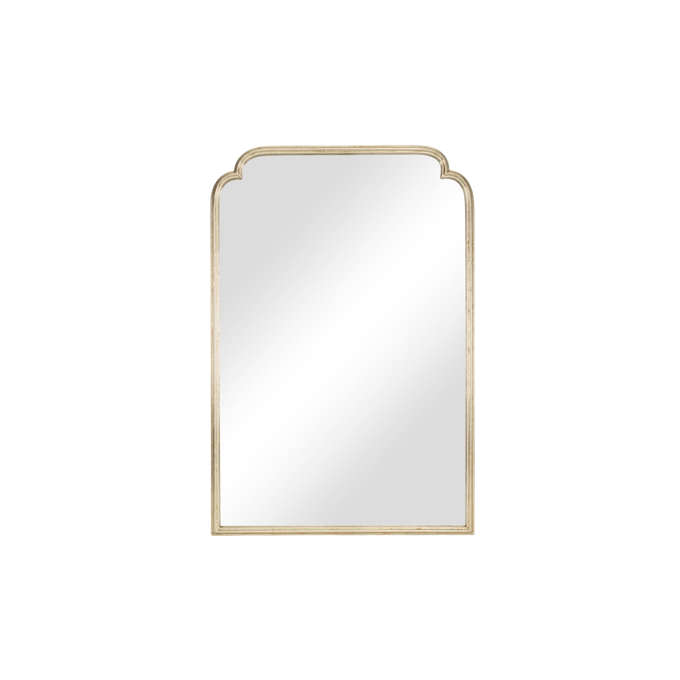 DecMode 24" x 36" Gold Wall Mirror with Thin Frame
