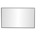 thumbnail image 1 of DecMode 24" x 40" Black Wall Mirror with Thin Frame, 1 of 14