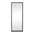 thumbnail image 1 of DecMode 24" x 60" Black Metal Tall Floor Mirror, 1 of 13