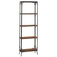 thumbnail image 1 of DecMode 24" x 71" Brown Wood 5-Tier Shelving Unit, 1-Piece, 1 of 8