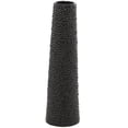 thumbnail image 1 of DecMode 25" Black Ceramic Vase with Bubble Texture, 1 of 7