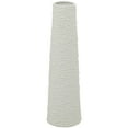 thumbnail image 1 of DecMode 25" White Ceramic Vase with Bubble Texture, 1 of 7