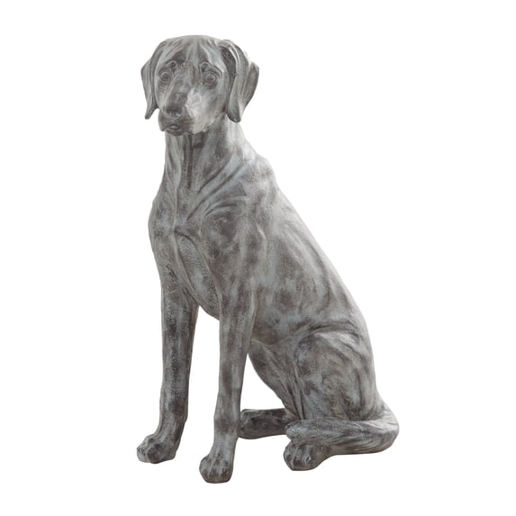 DecMode 26" Indoor Outdoor Dog Garden Sculpture